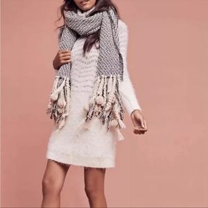 *SLEEPING ON SNOW* ANTHROPOLOGIE Eyelash Sweater Dress~XS